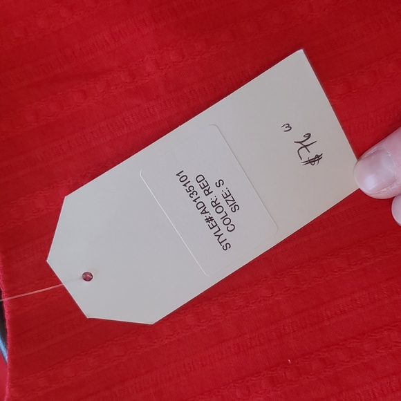 NWT Sadie & Sage Red Dress, Size Small - Picture 5 of 5